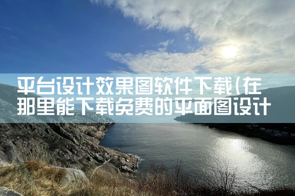 平台设计效果图软件下载