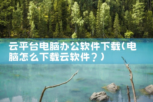 云平台电脑办公软件下载