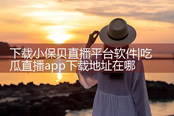下载小保贝直播平台软件