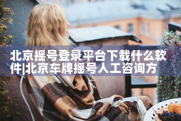 北京摇号登录平台下载什么软件